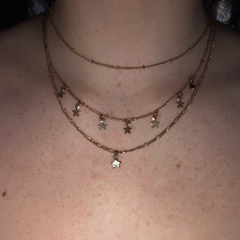 Layered Star Necklace